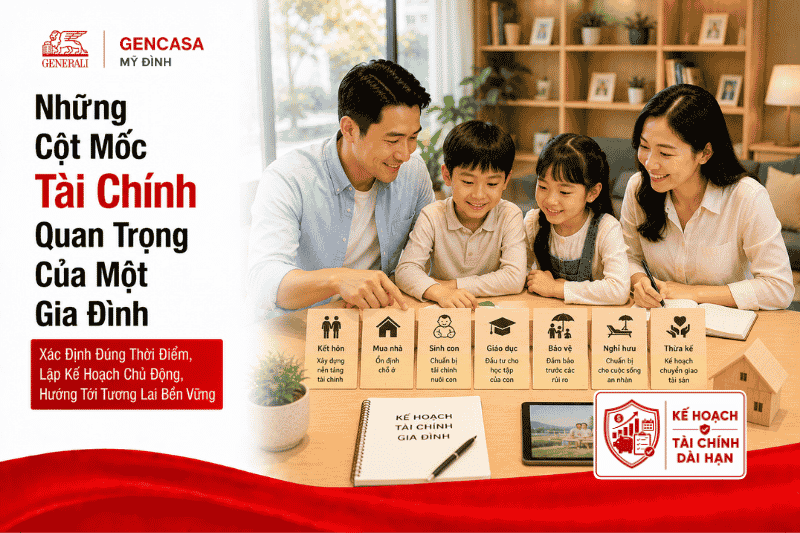 Những Cột Mốc Tài Chính Quan Trọng Của Một Gia Đình