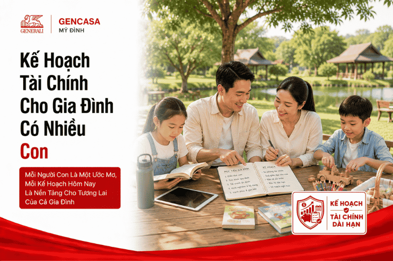 Kế Hoạch Tài Chính Cho Gia Đình Có Nhiều Con