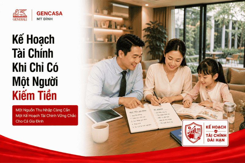 Kế Hoạch Tài Chính Khi Chỉ Có Một Người Kiếm Tiền