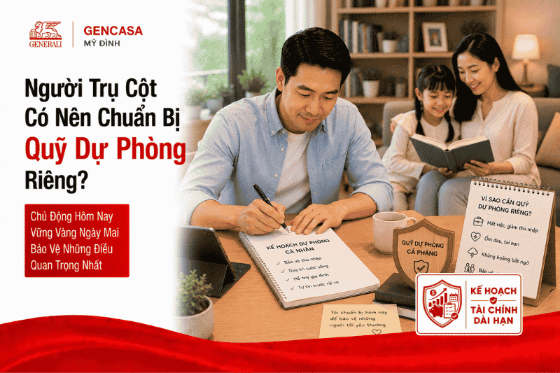Người Trụ Cột Có Nên Chuẩn Bị Quỹ Dự Phòng Riêng?
