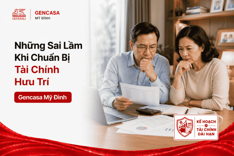 Những Sai Lầm Khi Chuẩn Bị Tài Chính Hưu Trí