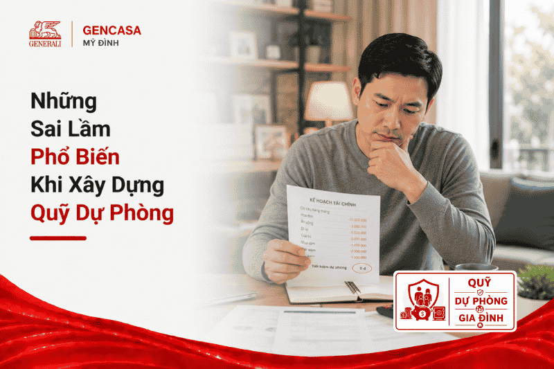 Những Sai Lầm Phổ Biến Khi Xây Dựng Quỹ Dự Phòng
