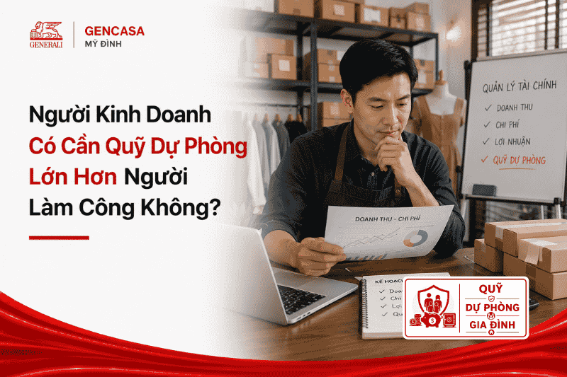 Người Kinh Doanh Có Cần Quỹ Dự Phòng Lớn Hơn Người Làm Công Không?