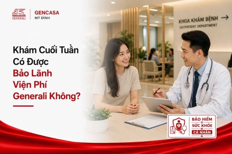 Khám Cuối Tuần Có Được Bảo Lãnh Viện Phí Generali Không?