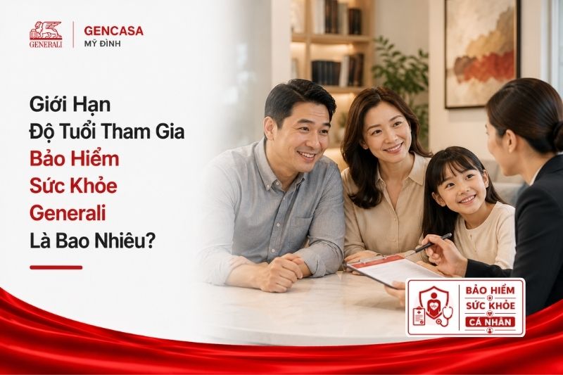 Giới Hạn Độ Tuổi Tham Gia Bảo Hiểm Sức Khỏe Generali Là Bao Nhiêu?