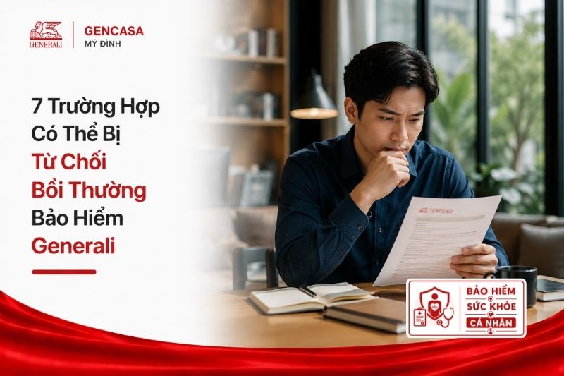 7 Trường Hợp Có Thể Bị Từ Chối Bồi Thường Bảo Hiểm Generali