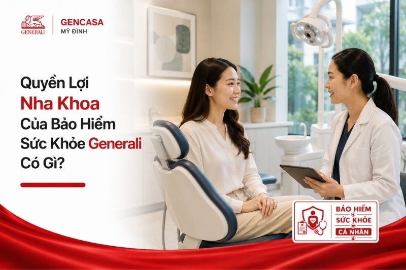 Quyền Lợi Nha Khoa Của Bảo Hiểm Sức Khỏe Generali Có Gì?