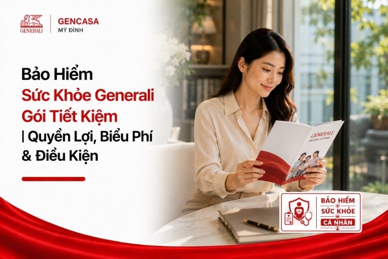 Bảo Hiểm Sức Khỏe Generali Gói Tiết Kiệm 2026 | Quyền Lợi, Biểu Phí & Điều Kiện