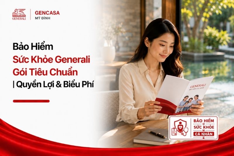 Bảo Hiểm Sức Khỏe Generali Gói Tiêu Chuẩn 2026 | Quyền Lợi & Biểu Phí
