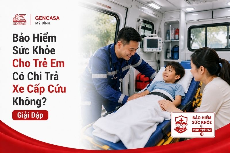 Bảo Hiểm Sức Khỏe Cho Trẻ Em Có Chi Trả Xe Cấp Cứu Không? Giải Đáp 2026