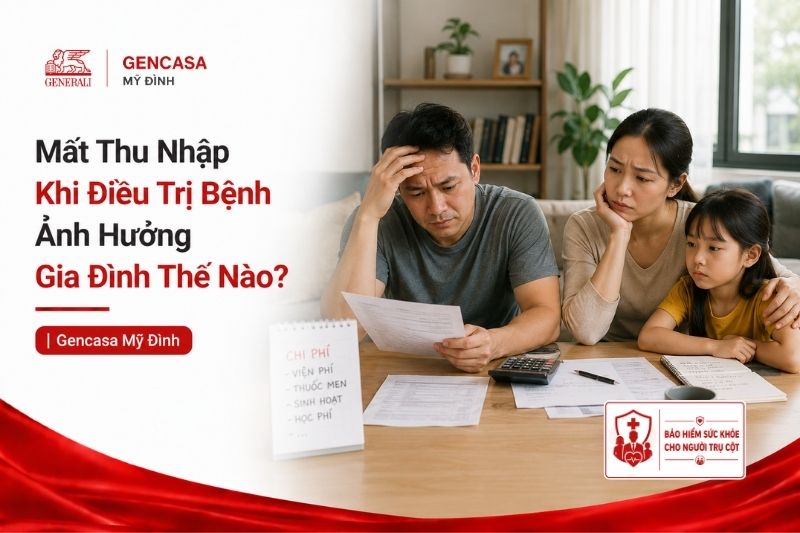 Mất Thu Nhập Khi Điều Trị Bệnh Ảnh Hưởng Gia Đình Thế Nào? | Gencasa Mỹ Đình