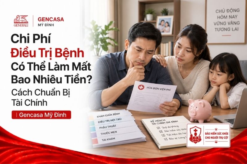 Chi Phí Điều Trị Bệnh Có Thể Làm Mất Bao Nhiêu Tiền? Cách Chuẩn Bị Tài Chính | Gencasa Mỹ Đình