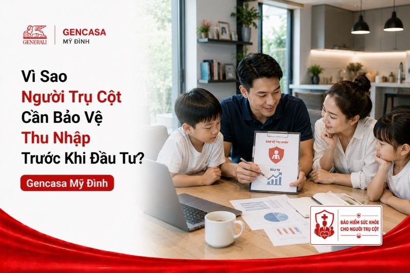 Vì Sao Người Trụ Cột Cần Bảo Vệ Thu Nhập Trước Khi Đầu Tư? | Gencasa Mỹ Đình