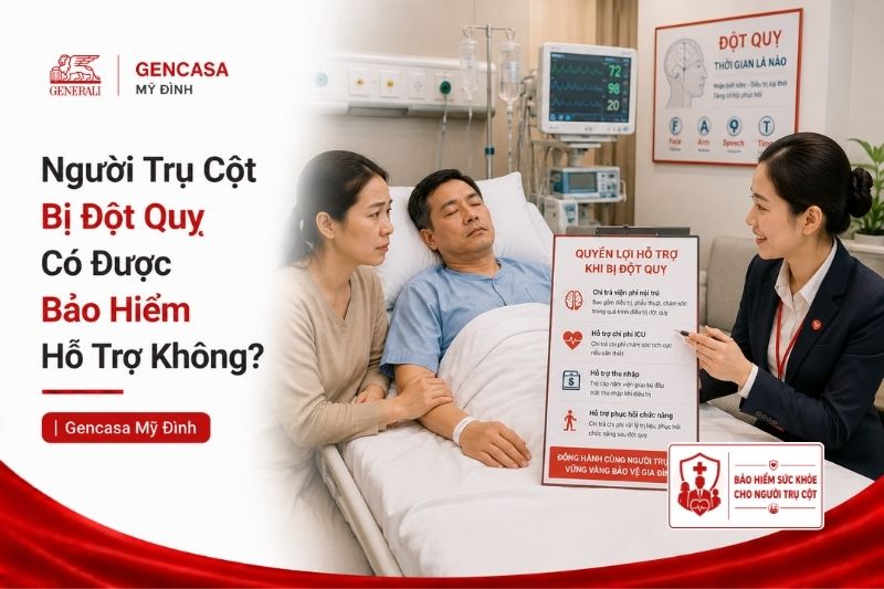 Người Trụ Cột Bị Đột Quỵ Có Được Bảo Hiểm Hỗ Trợ Không? | Gencasa Mỹ Đình