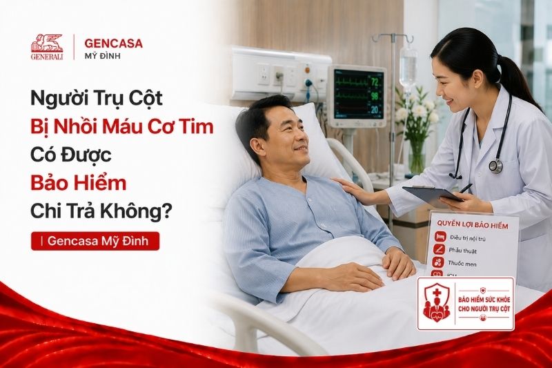 Người Trụ Cột Bị Nhồi Máu Cơ Tim Có Được Bảo Hiểm Chi Trả Không? | Gencasa Mỹ Đình