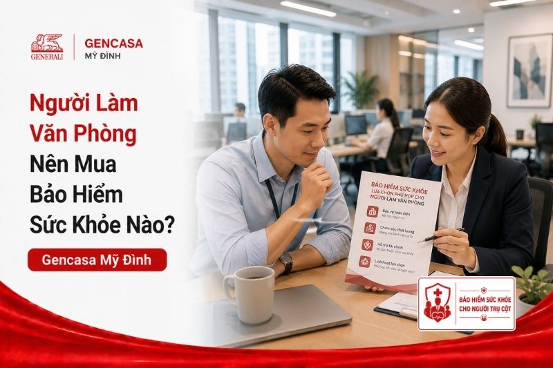 Người Làm Văn Phòng Nên Mua Bảo Hiểm Sức Khỏe Nào? | Gencasa Mỹ Đình