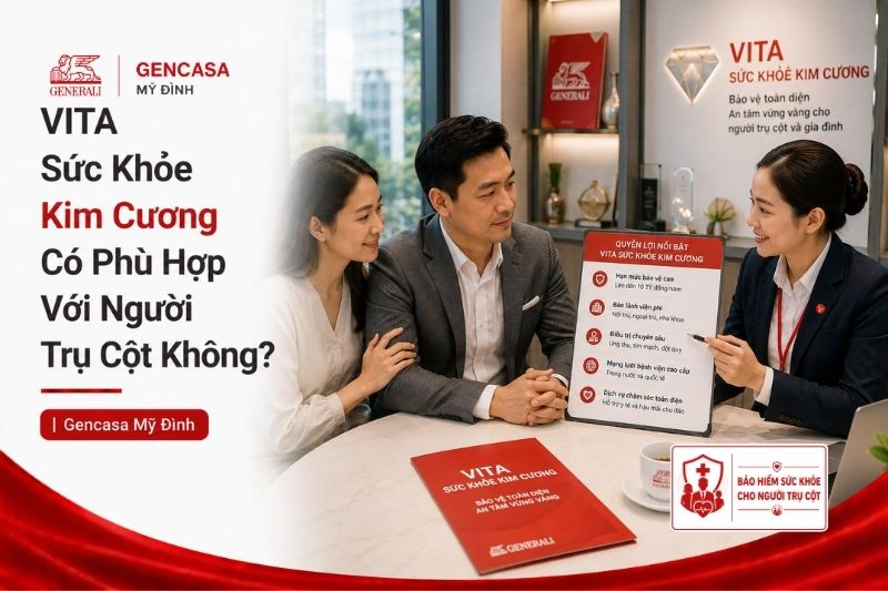VITA Sức Khỏe Kim Cương Có Phù Hợp Với Người Trụ Cột Không? | Gencasa Mỹ Đình