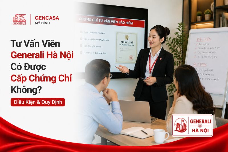 Tư Vấn Viên Generali Hà Nội Có Được Cấp Chứng Chỉ Không? Điều Kiện & Quy Định