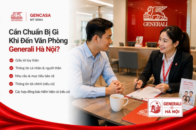 Cần Chuẩn Bị Gì Khi Đến Văn Phòng Generali Hà Nội?