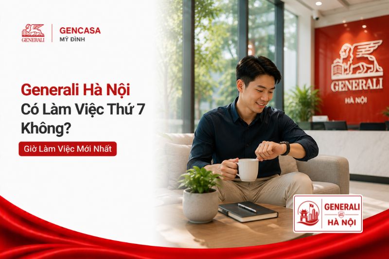 Generali Hà Nội Có Làm Việc Thứ 7 Không? Giờ Làm Việc Mới Nhất