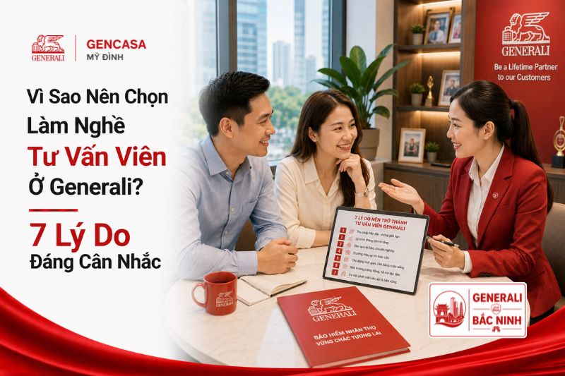 Vì Sao Nên Chọn Làm Nghề Tư Vấn Viên Ở Generali? 7 Lý Do Đáng Cân Nhắc