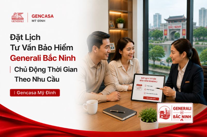 Đặt Lịch Tư Vấn Bảo Hiểm Generali Bắc Ninh | Chủ Động Thời Gian Theo Nhu Cầu