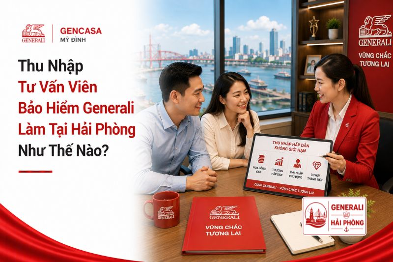 Thu Nhập Tư Vấn Viên Bảo Hiểm Generali Làm Tại Hải Phòng Như Thế Nào?