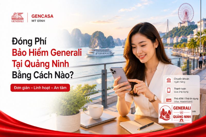 Đóng Phí Bảo Hiểm Generali Tại Quảng Ninh Bằng Cách Nào?