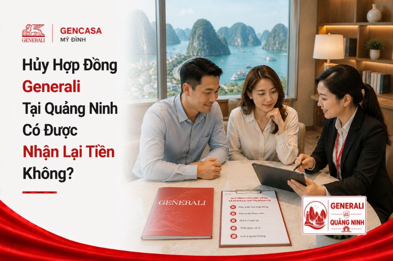 Hủy Hợp Đồng Generali Tại Quảng Ninh Có Được Nhận Lại Tiền Không?
