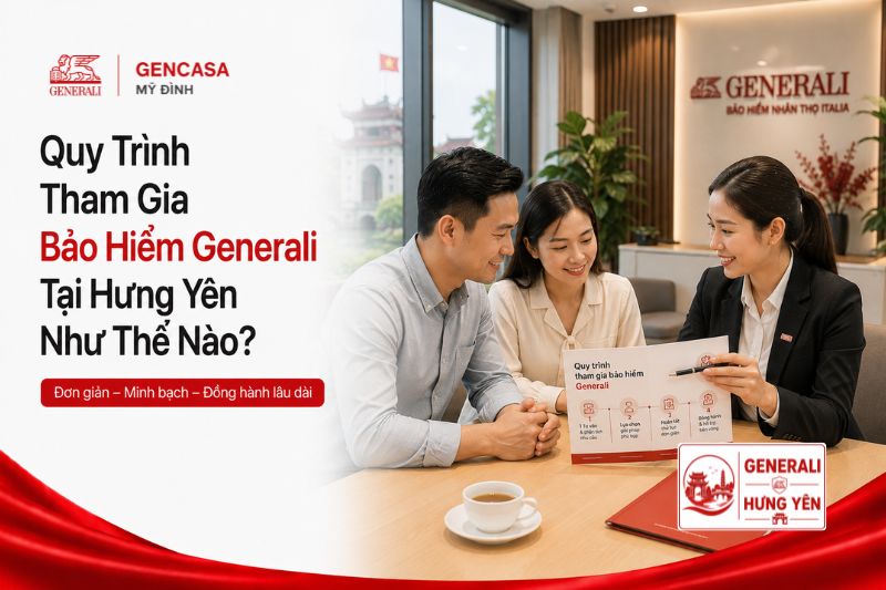 Quy Trình Tham Gia Bảo Hiểm Generali Tại Hưng Yên Như Thế Nào?