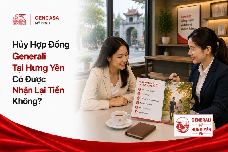 Hủy Hợp Đồng Generali Tại Hưng Yên Có Được Nhận Lại Tiền Không?