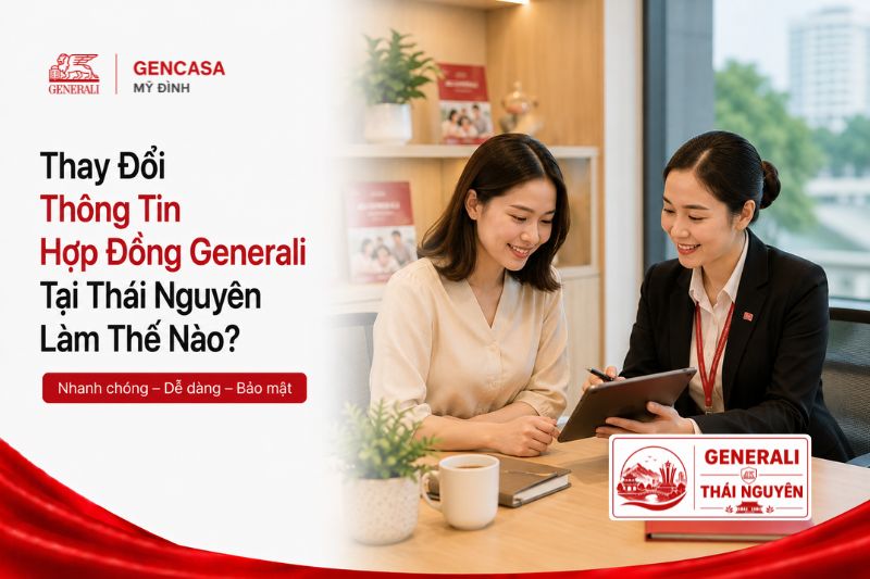 Thay Đổi Thông Tin Hợp Đồng Generali Tại Thái Nguyên Làm Thế Nào?