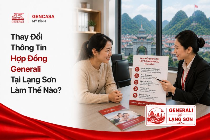 Thay Đổi Thông Tin Hợp Đồng Generali Tại Lạng Sơn Làm Thế Nào?