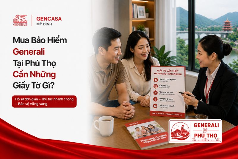 Mua Bảo Hiểm Generali Tại Phú Thọ Cần Những Giấy Tờ Gì?