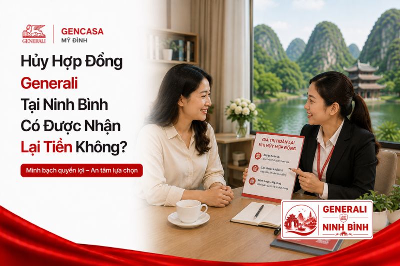 Hủy Hợp Đồng Generali Tại Ninh Bình Có Được Nhận Lại Tiền Không?