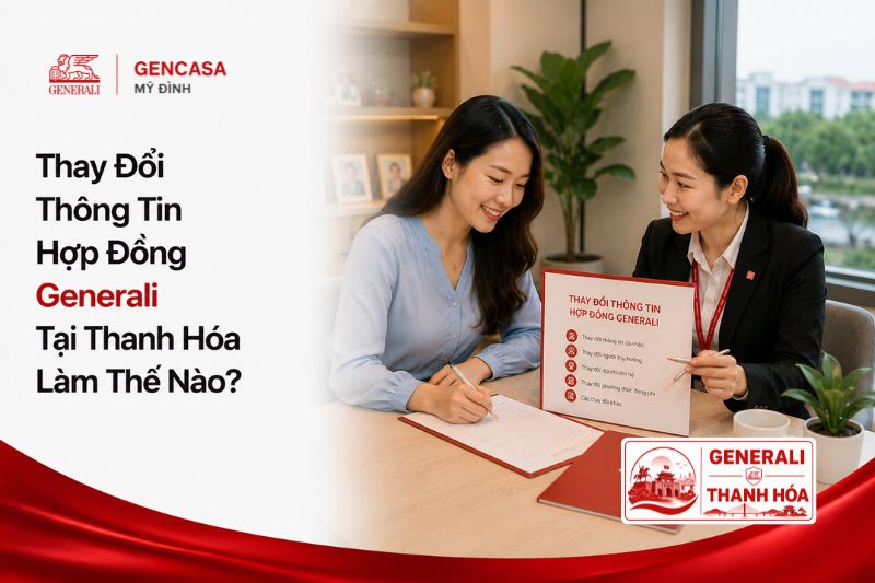 Thay Đổi Thông Tin Hợp Đồng Generali Tại Thanh Hóa Làm Thế Nào?