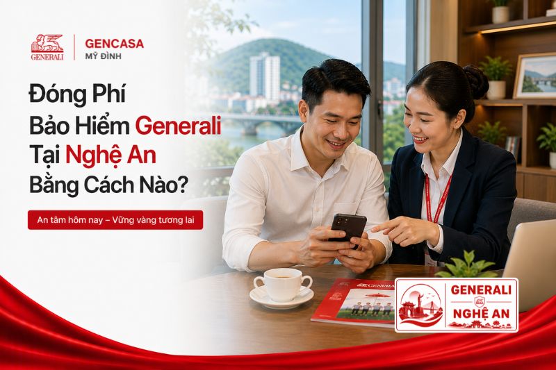 Đóng Phí Bảo Hiểm Generali Tại Nghệ An Bằng Cách Nào?