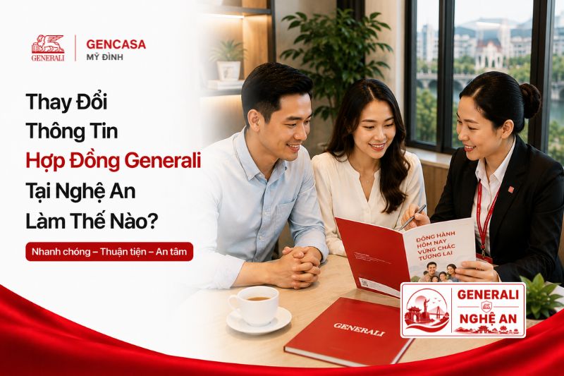 Thay Đổi Thông Tin Hợp Đồng Generali Tại Nghệ An Làm Thế Nào?