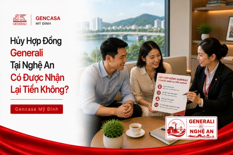 Hủy Hợp Đồng Generali Tại Nghệ An Có Được Nhận Lại Tiền Không?