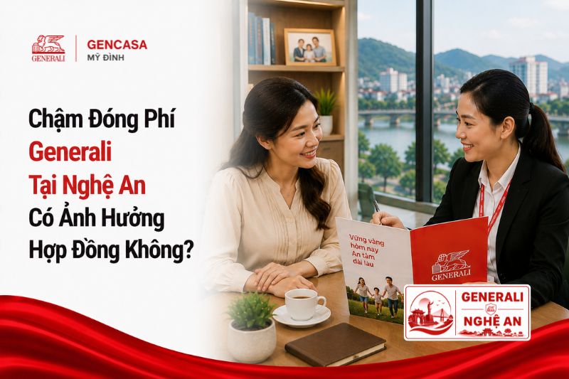 Chậm Đóng Phí Generali Tại Nghệ An Có Ảnh Hưởng Hợp Đồng Không?