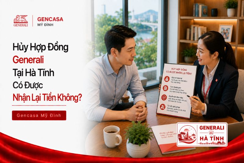 Hủy Hợp Đồng Generali Tại Hà Tĩnh Có Được Nhận Lại Tiền Không?