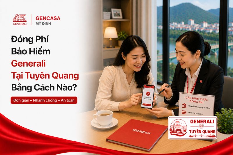 Đóng Phí Bảo Hiểm Generali Tại Tuyên Quang Bằng Cách Nào?
