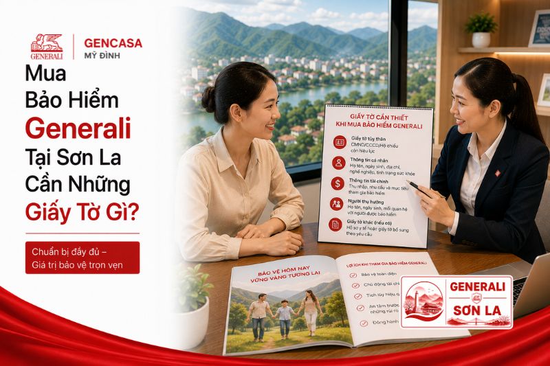 Mua Bảo Hiểm Generali Tại Sơn La Cần Những Giấy Tờ Gì?