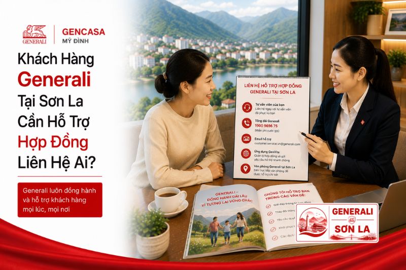 Khách Hàng Generali Tại Sơn La Cần Hỗ Trợ Hợp Đồng Liên Hệ Ai?