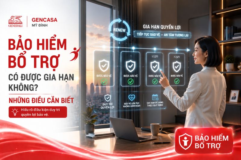 Bảo hiểm bổ trợ có được gia hạn không