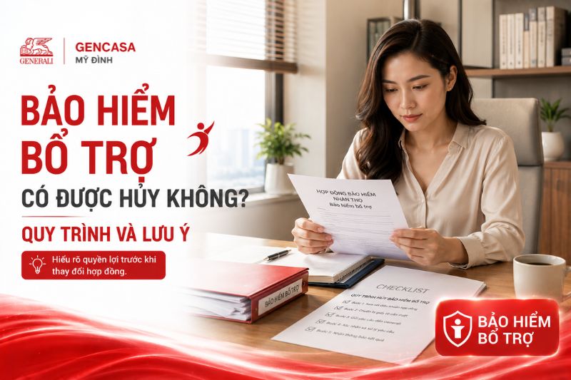 Bảo hiểm bổ trợ có được hủy không