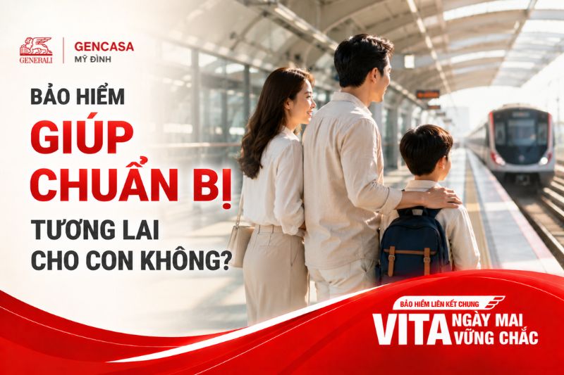Bảo hiểm giúp chuẩn bị tương lai cho con không