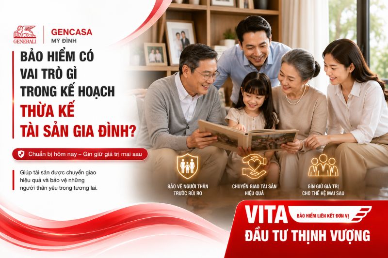 Bảo hiểm có vai trò gì trong kế hoạch thừa kế tài sản gia đình