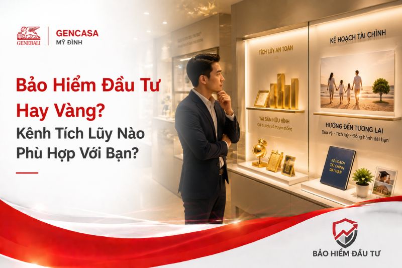 Bảo hiểm đầu tư hay vàng