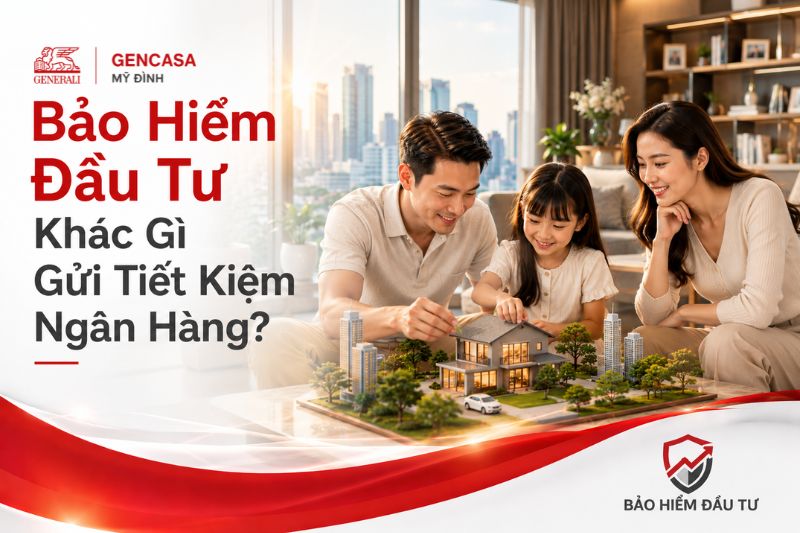 Bảo hiểm đầu tư khác gì gửi tiết kiệm ngân hàng